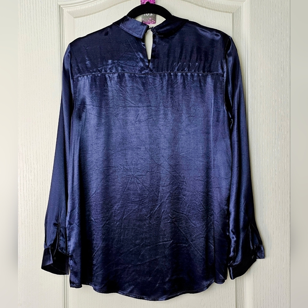 Zara Basic Collection Women's Satin Hidden Button… - image 3